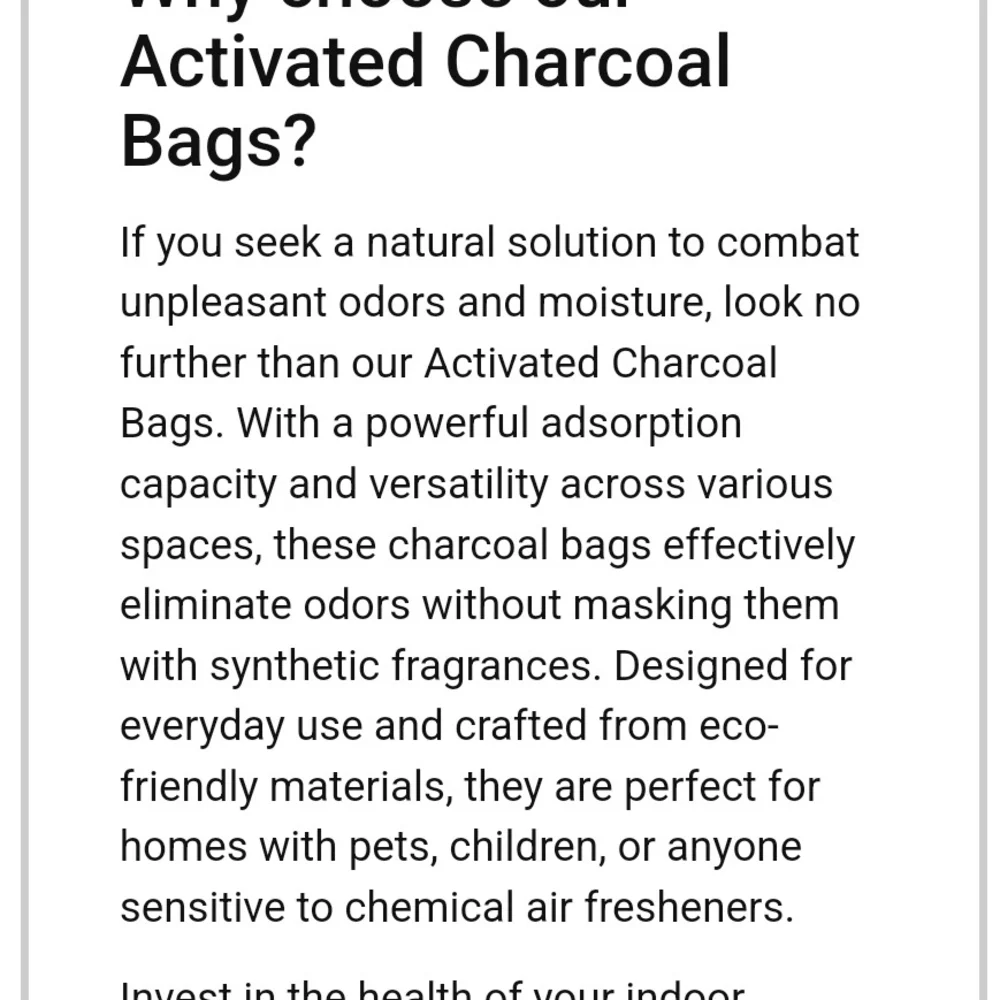 🌀BAMBOO CHARCOAL BAGS